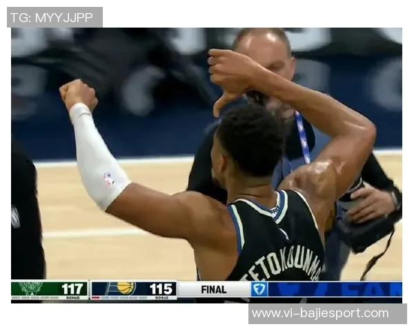 字母哥补篮遭封盖CJ中投绝杀后字母哥反击未能命中